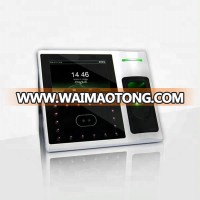 4.3 inch touch screen face recognition fingerprint reader Biometric door access control system with wifi function