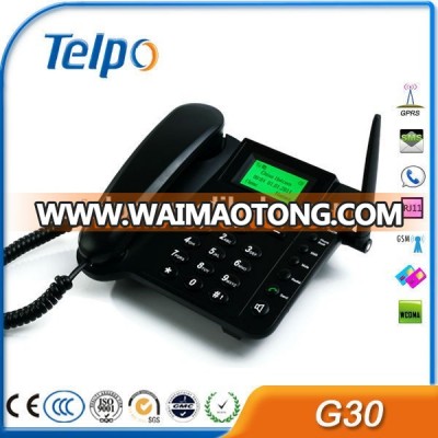 TELPO 2G/3G (WCDMA) Landline Phone / Fixed Wireless Phone with SIM Card G30