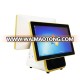 15.6'' Touch Screen All in One POS Computer and 15.6" Guest Screen with 58/80mm Thermal Terminal for Restaurant, Market etc.