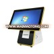 Multi-functional All-in-one POS System Machine with Dual LCD Screens for Supermarkets, Retails